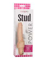 Load image into Gallery viewer, Power Stud Cliterrific Vibrating Dildo - Vanilla/White
