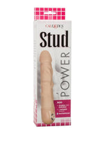 Load image into Gallery viewer, Power Stud Rod Vibrating Dildo - Vanilla
