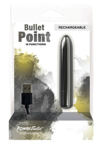 Load image into Gallery viewer, Powerbullet Bullet Point Rechargeable Vibrator - Black
