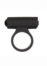 Load image into Gallery viewer, Powerbullet Cosmic Ring Rechargeable Silicone Vibrating Cock Ring - Black
