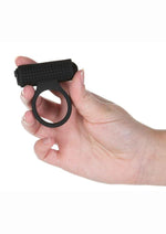 Load image into Gallery viewer, Powerbullet Cosmic Ring Rechargeable Silicone Vibrating Cock Ring
