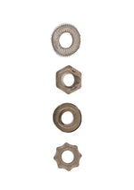 Load image into Gallery viewer, Powerbullet Got Big D Super Stretch Cock Rings - Black - 4 Pack
