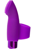 Load image into Gallery viewer, Powerbullet Naughty Nubbies Silicone Rechargeable Finger Massager - Purple
