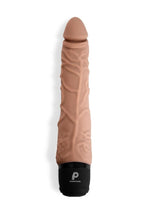Load image into Gallery viewer, Powercocks Silicone Realistic Vibrator - Caramel - 7in
