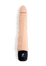 Load image into Gallery viewer, Powercocks Silicone Realistic Vibrator - Vanilla - 7in
