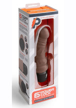 Load image into Gallery viewer, Powercocks Silicone Rechargeable Realistic Vibrator - Chocolate - 6in
