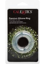 Load image into Gallery viewer, Premium Silicone Cock Ring - Clear - XLarge
