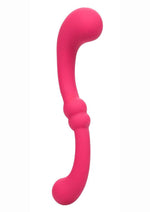 Load image into Gallery viewer, Pretty Little Wands Curvy Rechargeable Silicone Vibrator - Red

