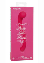 Load image into Gallery viewer, Pretty Little Wands Curvy Rechargeable Silicone Vibrator - Red
