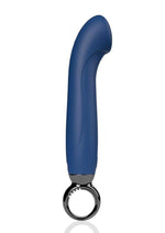 Load image into Gallery viewer, Primo G-Spot Rechargeable Silicone Vibrator - Blue/Navy
