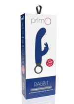 Load image into Gallery viewer, Primo Rabbit Rechargeable Silicone Vibrator - Blue/Navy
