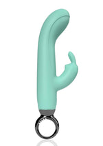 Load image into Gallery viewer, Primo Rabbit Rechargeable Silicone Vibrator - Teal
