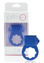 Load image into Gallery viewer, Primo Tux Silicone Vibrating Ring - Blue
