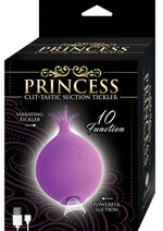Load image into Gallery viewer, Princess Clit-Tastic Rechargeable Silicone Suction Tickler - Lavender/Purple