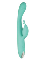 Load image into Gallery viewer, Princess Petite Pleasure Silicone Rechargeable Dual Stimulating Vibrator - Aqua/Green
