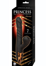 Load image into Gallery viewer, Princess Silicone Rechargeable Heat-Up Spinning Thruster - Black
