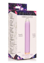 Load image into Gallery viewer, Prisms 10x Mini Vibe Rechargeable Glass Bullet - Lilac