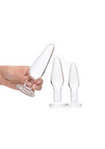 Load image into Gallery viewer, Prisms Dosha 3 Piece Glass Plug Kit
