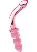 Load image into Gallery viewer, Prisms Erotic Glass Hamsa G-Spot Glass Wand - Pink
