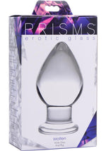 Load image into Gallery viewer, Prisms Molten Wide Glass Butt Plug - Clear
