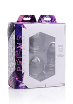 Load image into Gallery viewer, Prisms Triplets 3 Piece Glass Anal Plug Kit

