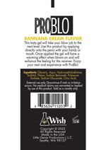 Load image into Gallery viewer, Problo Oral Pleasure Flavored Gel 1.5oz - Banana Cream
