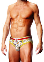 Load image into Gallery viewer, Prowler Barcelona Brief - Multicolor/White - Medium