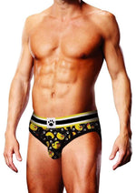 Load image into Gallery viewer, Prowler BDSM Rubber Ducks Brief - Black/Yellow - Small