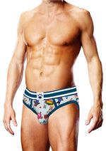 Load image into Gallery viewer, Prowler Bears with Hearts Brief - Blue - XLarge