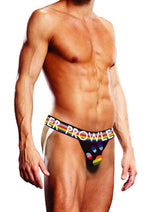 Load image into Gallery viewer, Prowler Black Oversized Paw Jock - Black/Multicolor/Rainbow - XLarge