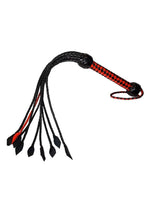 Load image into Gallery viewer, Prowler Red Short Handle Flogger - Black/Red
