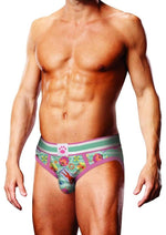 Load image into Gallery viewer, Prowler Swimming Brief - Blue/Multicolor - Large