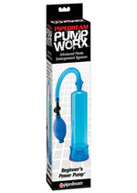 Load image into Gallery viewer, Pump Worx Beginner&#39;s Power Pump Advanced Penis Enlargement System - Blue
