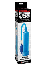 Load image into Gallery viewer, Pump Worx Silicone Power Pump Advanced Penis Enlargement System - Blue
