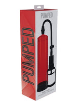 Load image into Gallery viewer, Pumped Basic Pump 2 Water Resistant Silicone Penis Pump - Red
