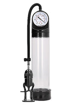 Load image into Gallery viewer, Pumped By Shots Deluxe Penis Pump with Advanced Psi Gauge - Clear
