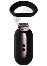 Load image into Gallery viewer, Pumped Dazzling Automatic 5 Speed Silicone Rechargeable Vulva Clitoral Nipple and Breast Pump - Black
