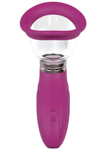 Load image into Gallery viewer, Pumped Delightful Automatic 5 Speed Silicone Rechargeable Vulva Clitoral Nipple and Breast Pump - Pink
