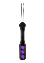 Load image into Gallery viewer, Punishment Paddle Lips - Black/Purple
