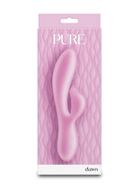 Load image into Gallery viewer, Pure Dawn Rechargeable Silicone Rabbit Vibrator - Pink
