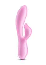 Load image into Gallery viewer, Pure Dawn Rechargeable Silicone Rabbit Vibrator - Pink
