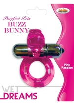 Load image into Gallery viewer, Purrfect Pets Buzz Bunny Stimulator with Vibrating Bullet - Pink
