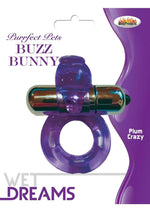 Load image into Gallery viewer, Purrfect Pets Buzz Bunny Stimulator with Vibrating Bullet - Purple
