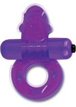 Load image into Gallery viewer, Purrfect Pets Tickle Me Dolphin Silicone Stimulator with Vibrating Bullet - Purple

