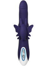 Load image into Gallery viewer, Put A Ring On It Rechargeable Silicone Vibrator with Sliding Shaft Ring