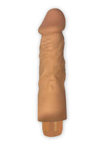 Load image into Gallery viewer, Quick Dick Horn Dog Vibrating Silicone Dildo - Vanilla

