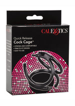 Load image into Gallery viewer, Quick Release Cock Cage Cock Ring - Black

