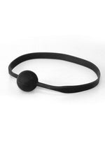 Load image into Gallery viewer, Quickie Gag Silicone Ball Gag Bondage - Black - Medium
