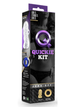 Load image into Gallery viewer, Quickie Kit Jerk Off Masturbator and Cock Rings - Multiple - Assorted Colors/Clear
