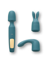 Load image into Gallery viewer, R-Evolution Rechargeable Silicone Rabbit Vibrator - Teal Me